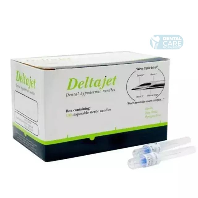 Aguja Hipodérmica Dental DELTAJET x100