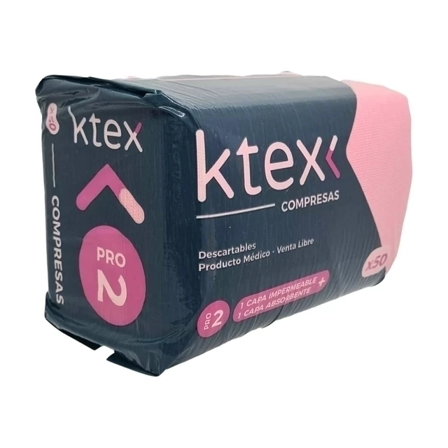 Compresa KTEX Rosa x50u