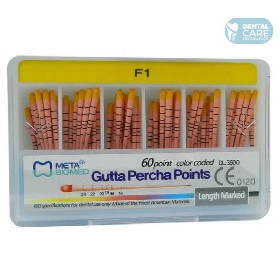Cono Gutta Percha F1 amarillo META BIOMED
