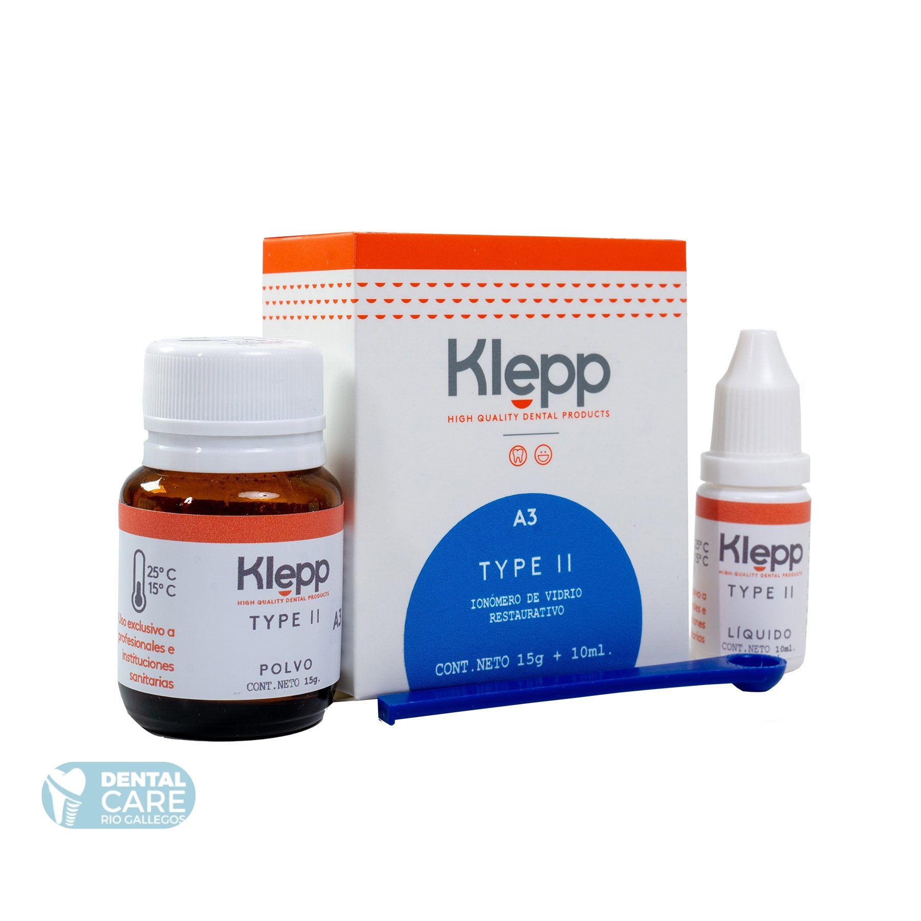 Ionomero de Vidrio Restaurador KLEPP TYPE II